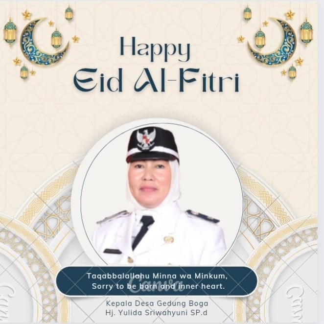 Pemerintah Desa Gedung Boga Mengucapkan Selamat Hari Raya Idul Fitri 1444H