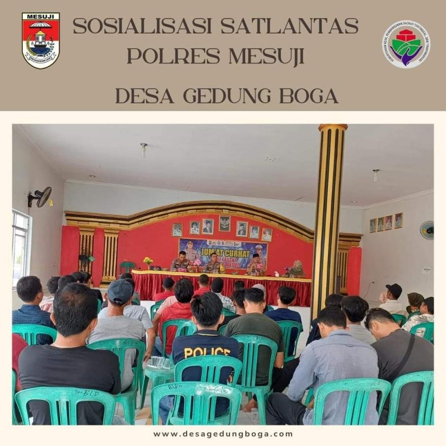 Polres Mesuji Lakukan Sosialisasi Terkait Bagaimana Berkendara Yang Baik Serta Kegiatan posyandu