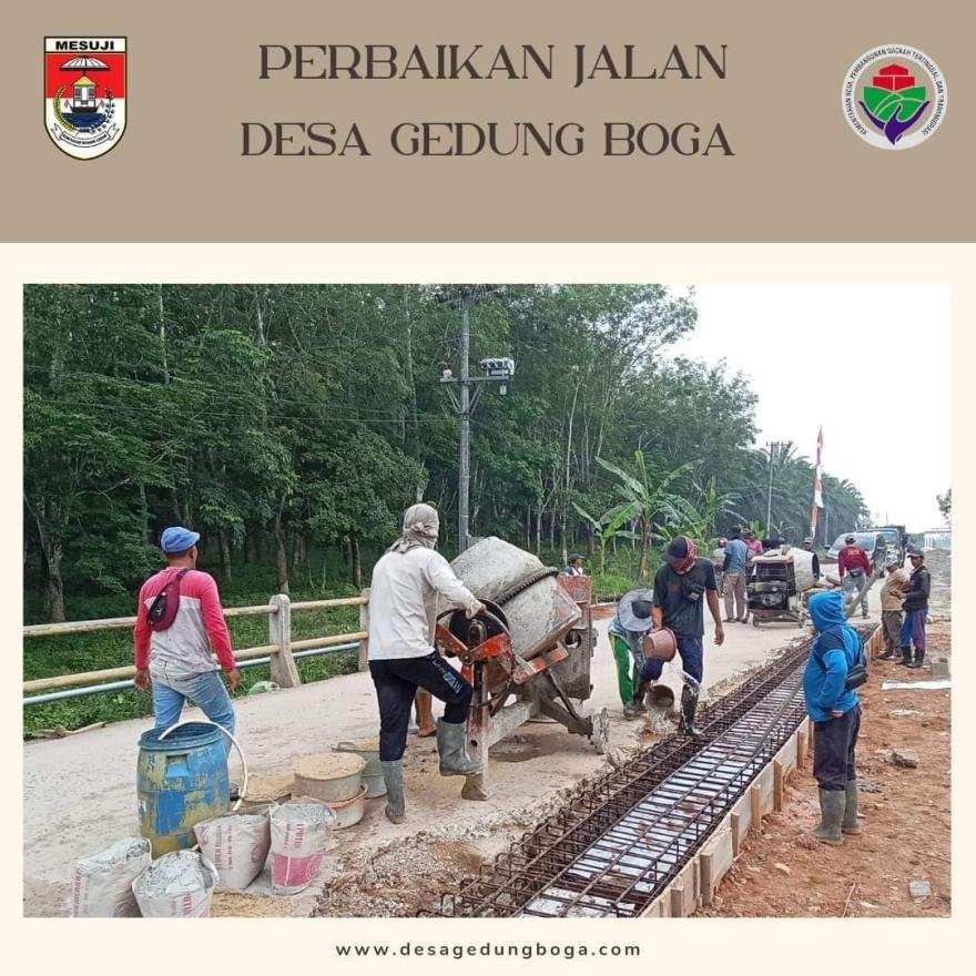 Kompak!! Warga Lakukan Gotong Royong Bersama Sama