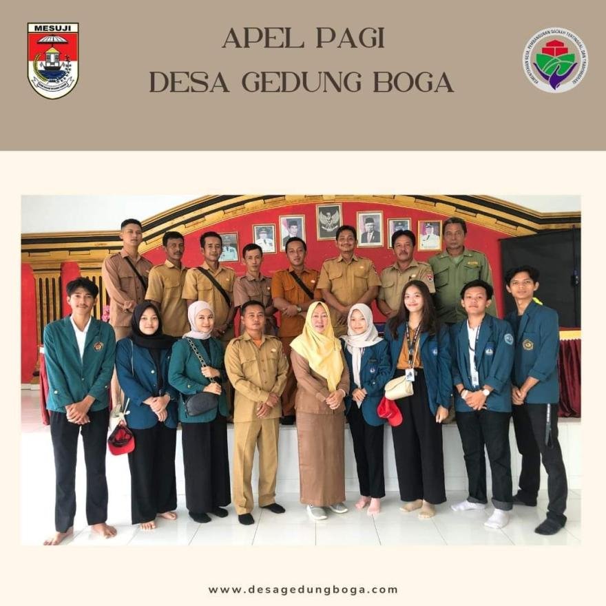 Kegiatan Apel Pagi Bersama Mahasiswa Kkn Univeraitas Lampung
