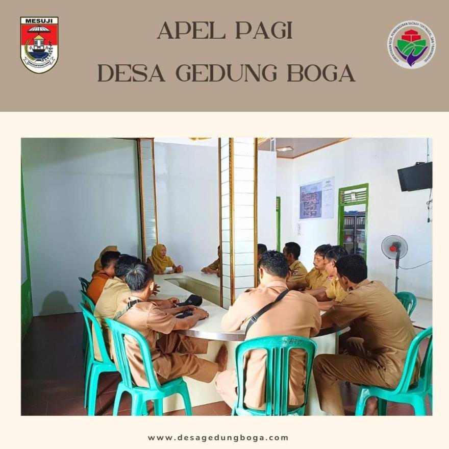 PEMDES DESA GEDUNG BIGA LAKUKAN APEL PAGI BERSAMA
