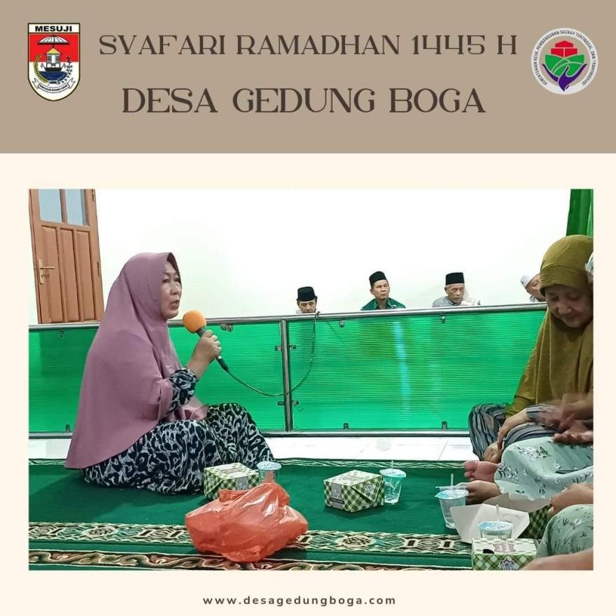 Kades Gedung Boga beserta Aparatur Desa, Kompak Lakukan Safari Ramadhan
