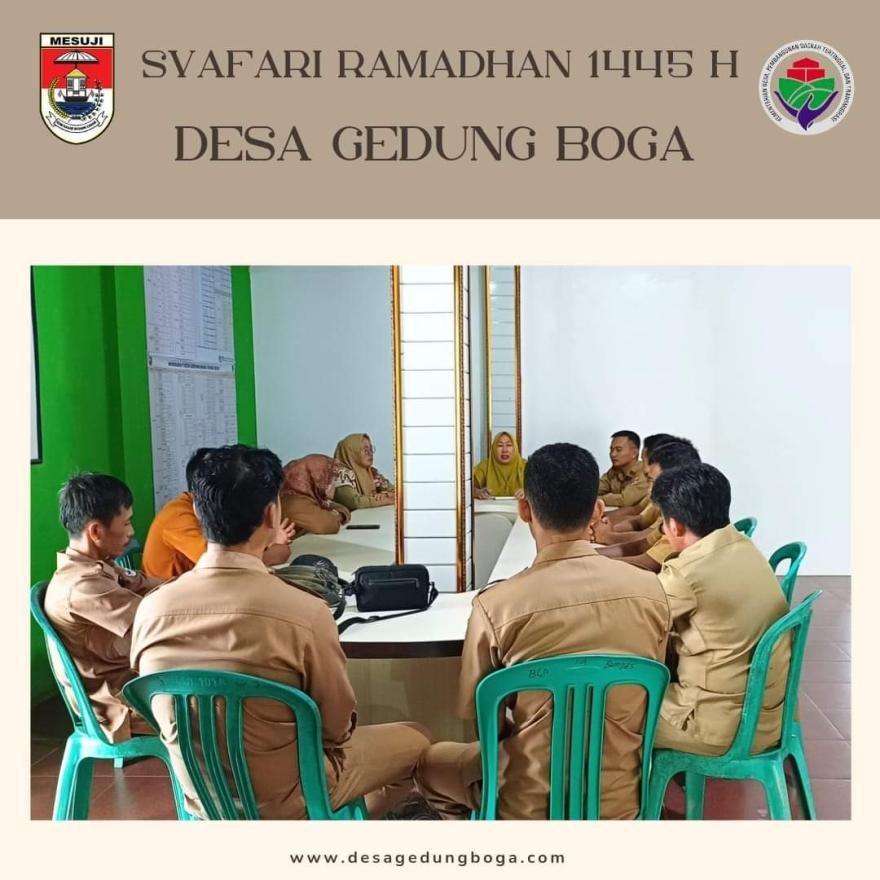 Kades dan Aparatur Lakukan Apel Pagi Desa Gedung Boga
