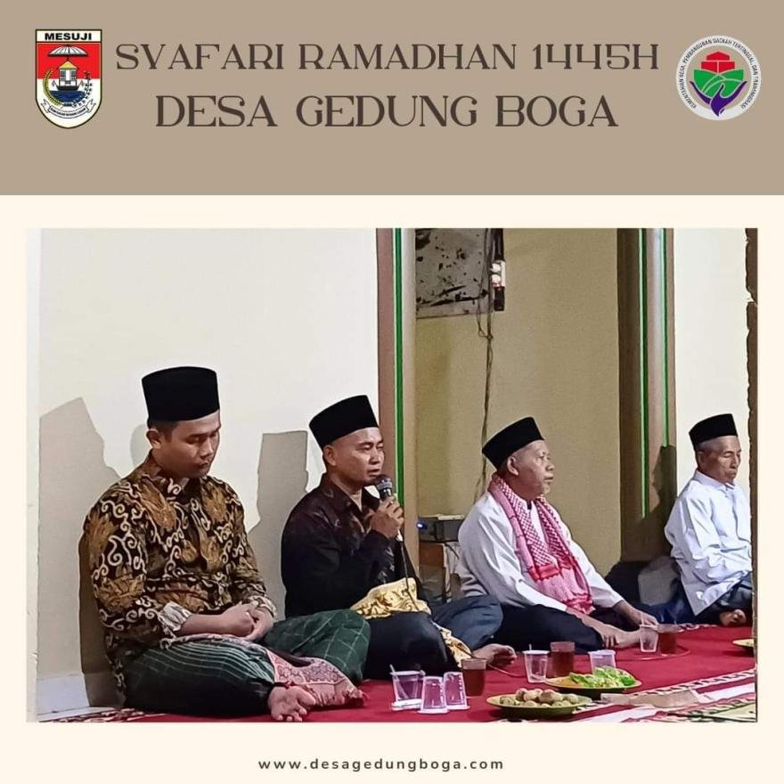 Kompak! Kades Beserta Aparatur Lakukan Safari Ramadhan 1445 H