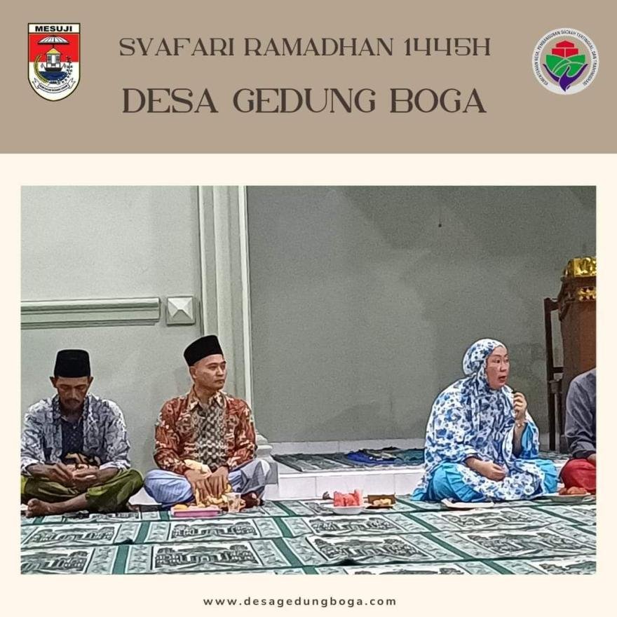 Kompak! Kades Beserta Aparatur Lakukan Safari Ramadhan 1445 H
