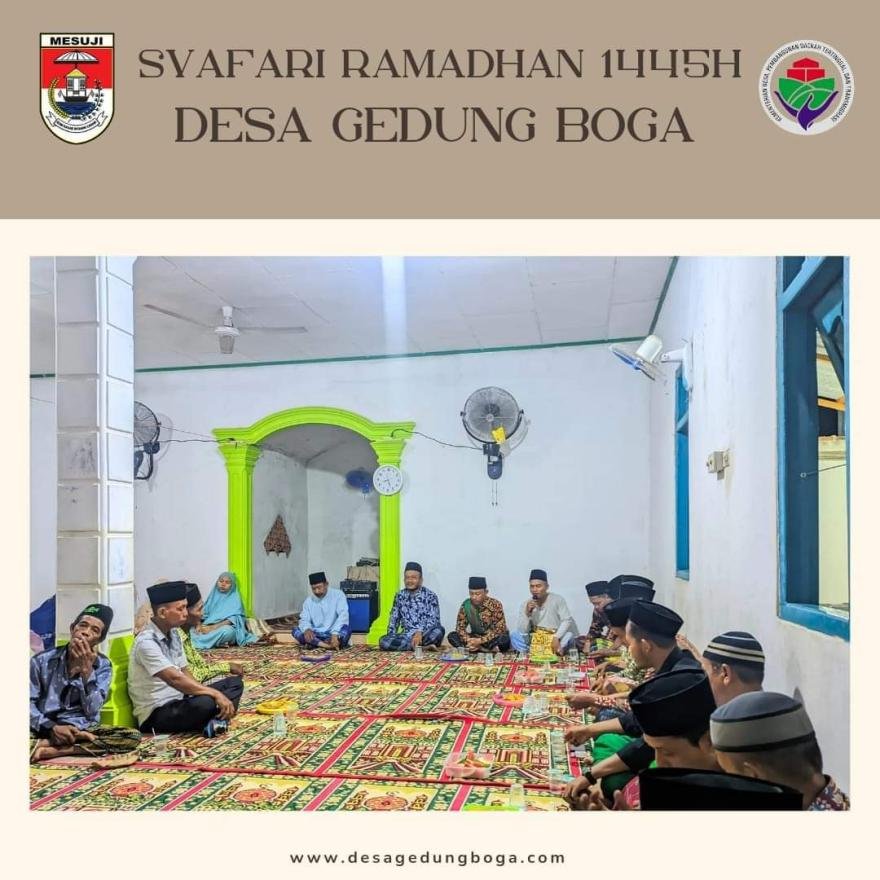 Kompak! Kades Beserta Aparatur Lakukan Safari Ramadhan 1445 H