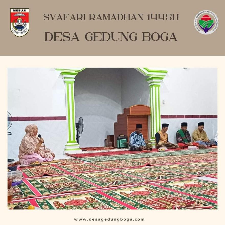 Kompak! Kades Beserta Aparatur Lakukan Safari Ramadhan 1445 H