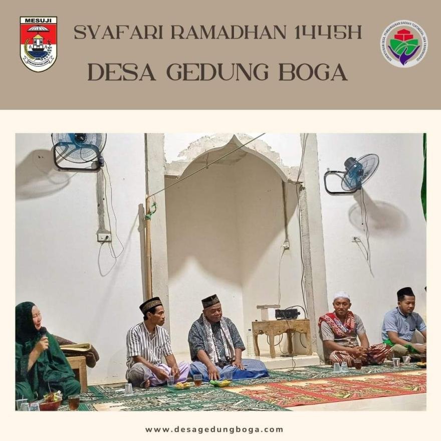 Kompak! Kades Beserta Aparatur Lakukan Safari Ramadhan 1445 H