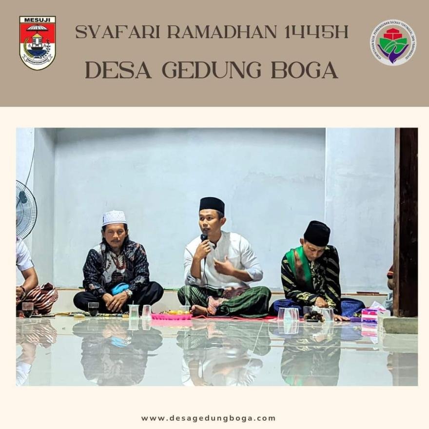 Kades Beserta Aparatur Lakukan Safari Ramadhan 1445 H