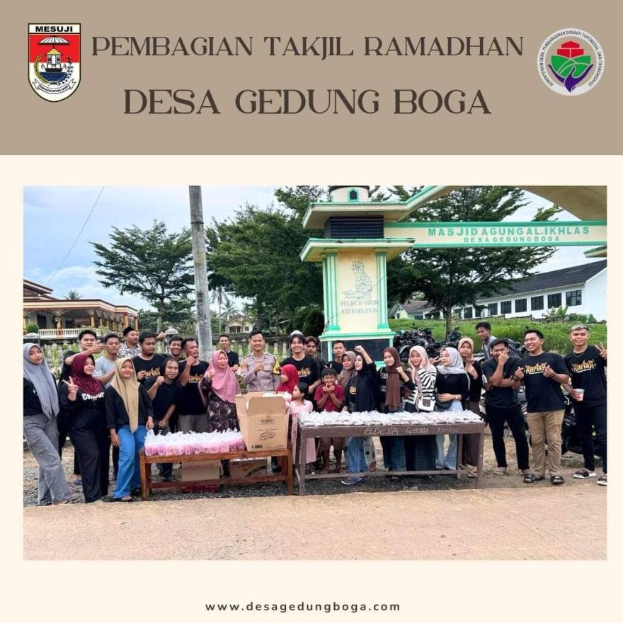 Karang Taruna Desa Gedung Boga Lakukan Pembagian Takjil Dan Kunjungan Safari Ramadhan 1445 H