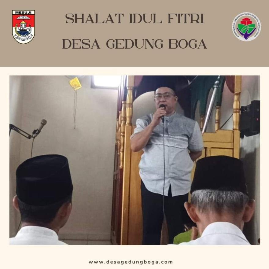 Kepala Desa beserta Camat Way Serdang dan Aparatur Desa Laksanakan Sholat Idul Fitri Bersama