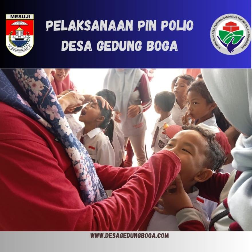 PIN POLIO Desa Gedung Boga