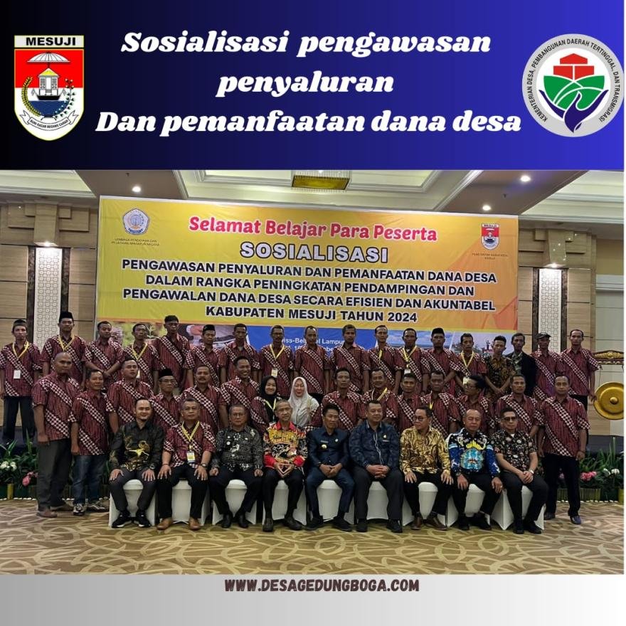 Sosialisasi pengawasan penyaluran dan pemanfaatan dana desa