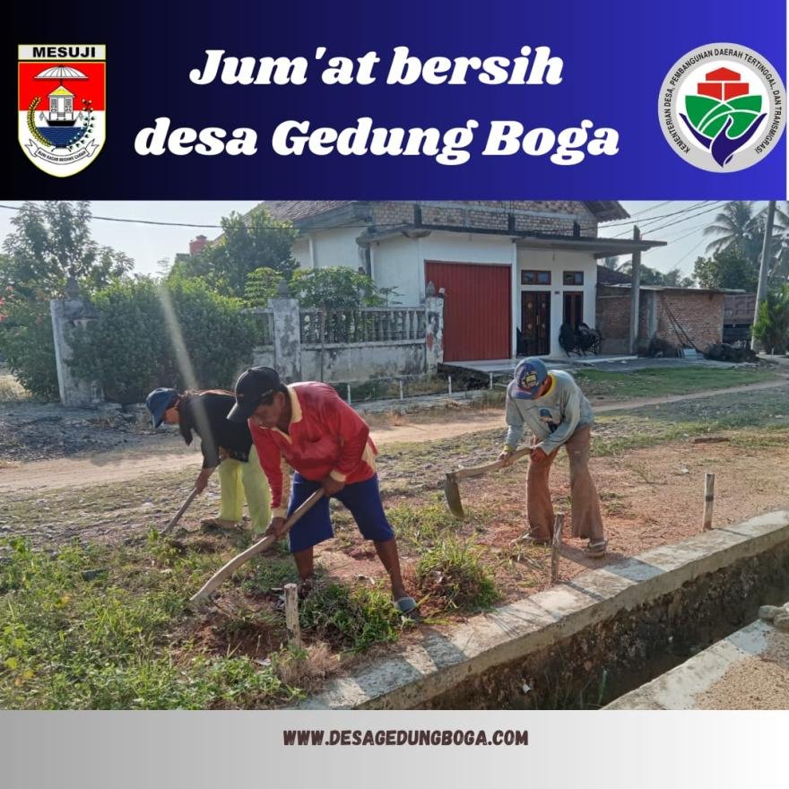 Jum'at bersih Desa Gedung Boga