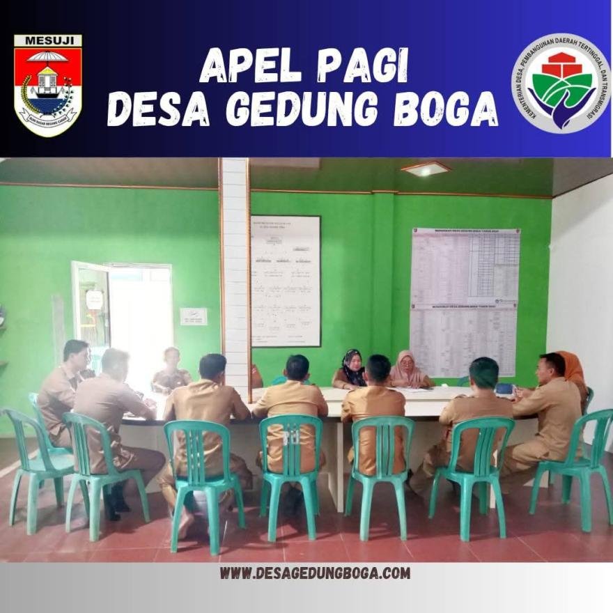 Apel Pagi Desa Gedung Boga
